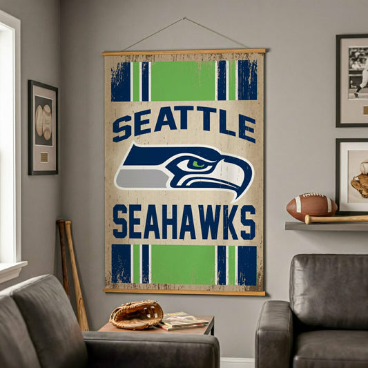 Team Sports America Trending - Seattle Seahawks, Canvas Wall Tapestry, Large, 54x36