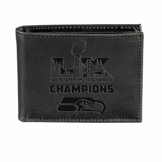 Team Sports America Trending - Seattle Seahawks, Super Bowl 60, Wallet, Bi-fold, Black