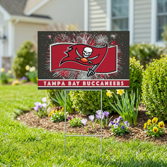 Team Sports America Classic - Tampa Bay Buccaneers Yard Sign, Patriotic