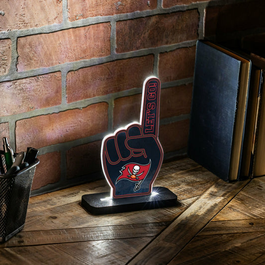 Team Sports America Trending - Tampa Bay Buccaneers NFL Football Foam Finger Desklite LED Decor