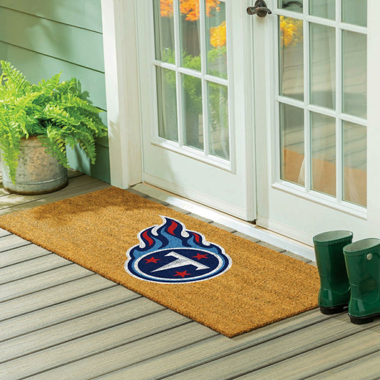 Team Sports America Signature - Tennessee Titans Extra Large Full Color Coir Mat, 60"x24"