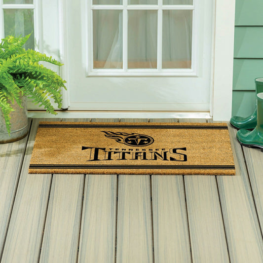 Team Sports America Classic - Tennessee Titans Large One Color Coir Mat, 36"x24"