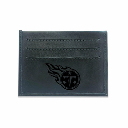Team Sports America Signature - Front Pocket Wallet w/ RFID Blocking, Tennessee Titans, Black
