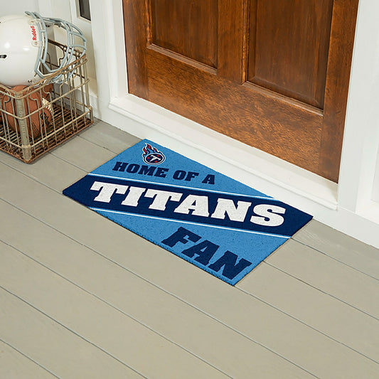 Team Sports America Everyday - Tennessee Titans, PVC Mat COLOR, Home of a Fan