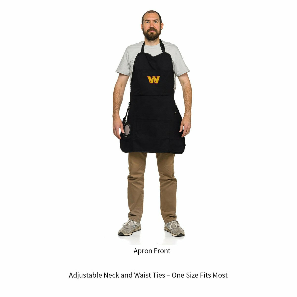 Team Sports America Recommended - Grill Apron, Black, Washington Commanders