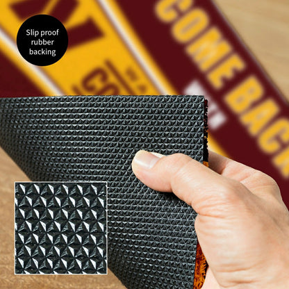 Team Sports America Essential - 28" x 16" PVC Trapper Mat, Come Back with Tickets, Washington Commande