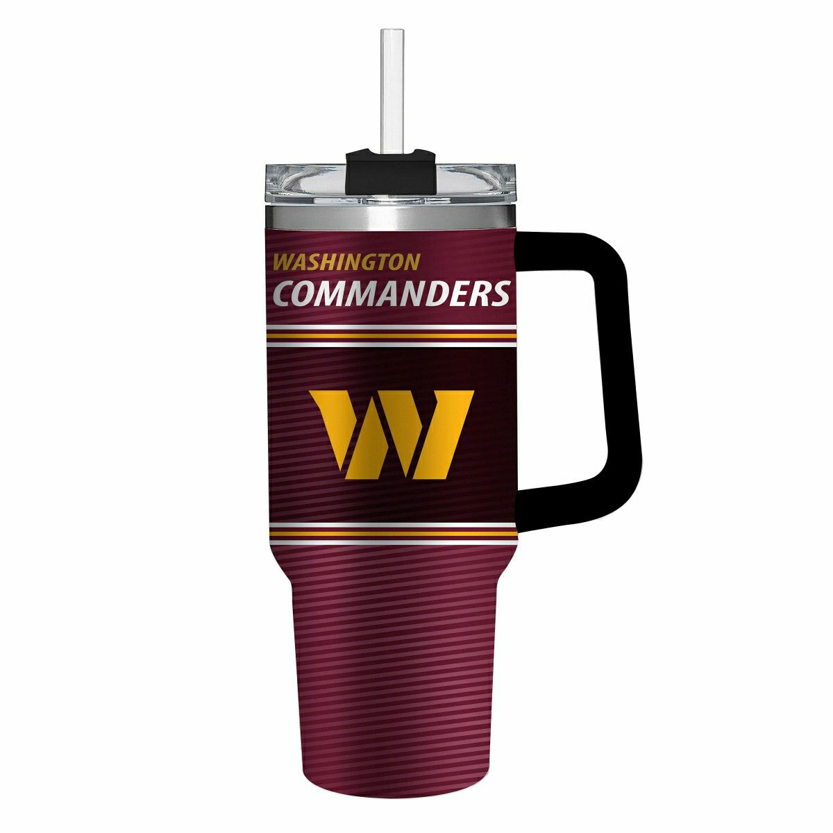 Team Sports America Everyday - 40oz Stainless Steel Canyon Cup w/ Straw, Washington Commanders