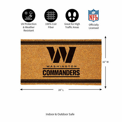 Team Sports America Value - Washington Commanders, Coir Mat 1C