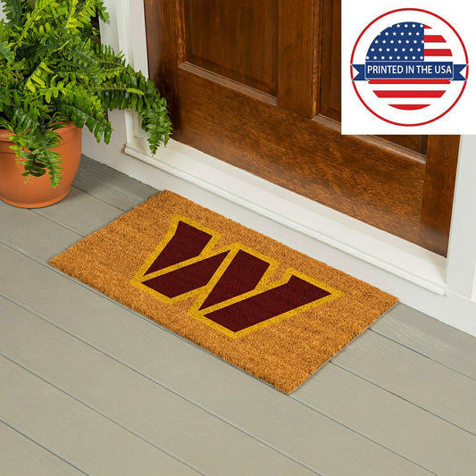 Team Sports America Trending - Coir Mat, 16"x28", Washington Commanders