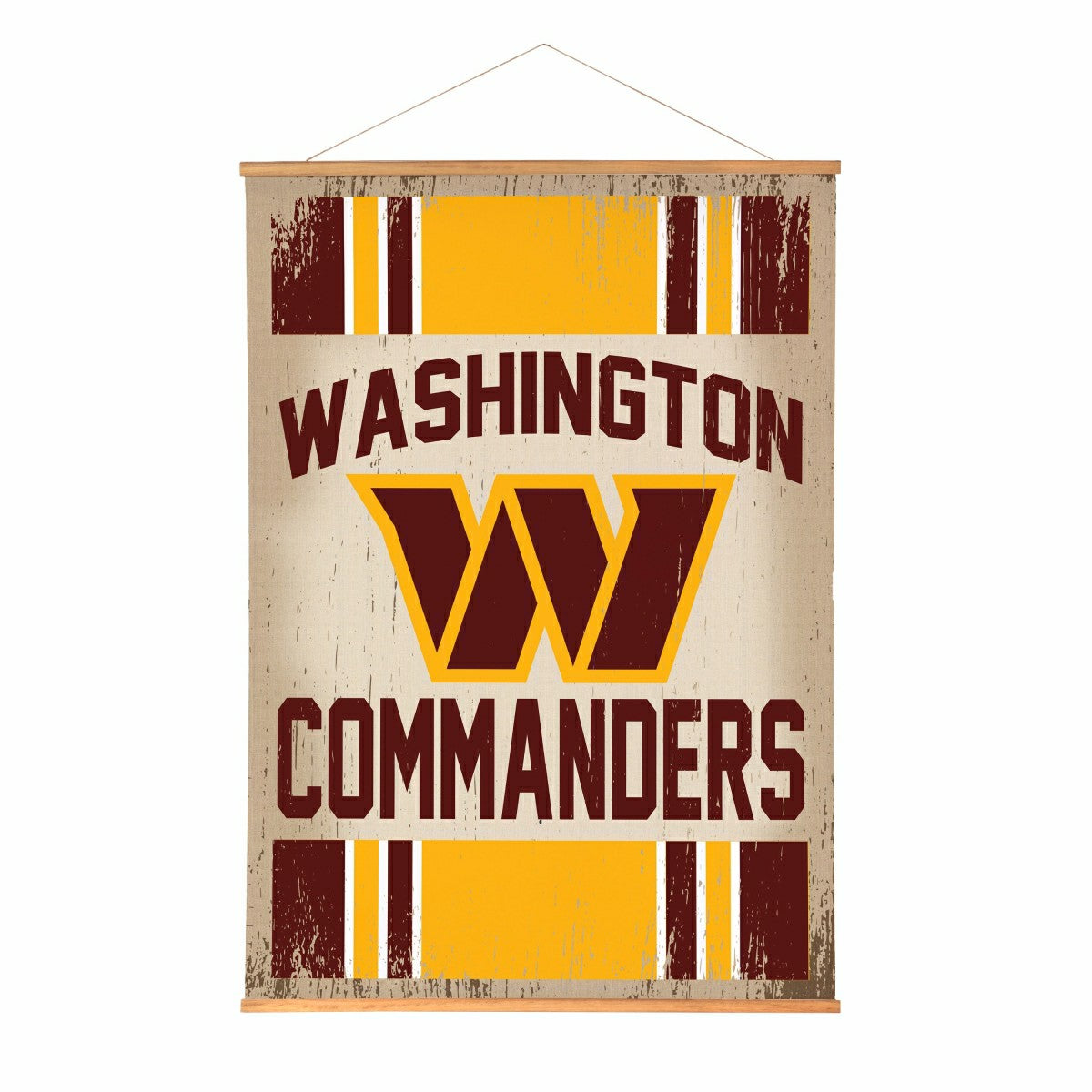 Team Sports America Classic - Washington Commanders, Canvas Wall Tapestry, Large, 54x36