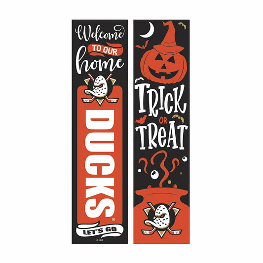 Team Sports America Recommended - Anaheim Ducks Halloween Double Sided Large Leaner, 46"