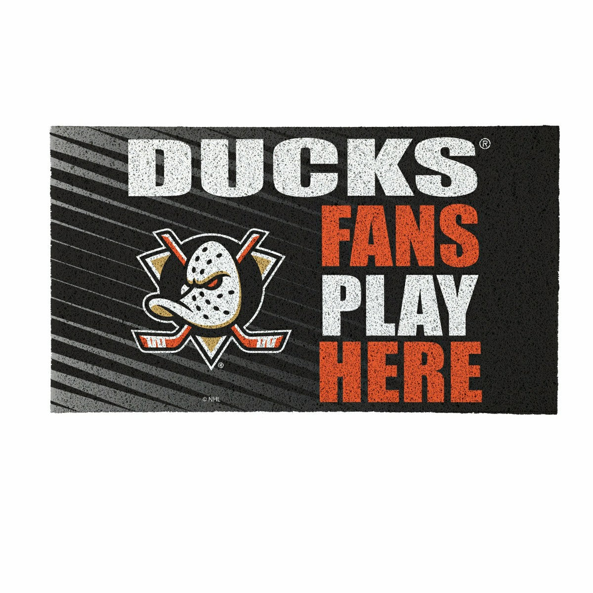Team Sports America Classic - Anaheim Ducks Fan Mat, 28"x16"
