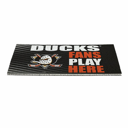 Team Sports America Classic - Anaheim Ducks Fan Mat, 28"x16"