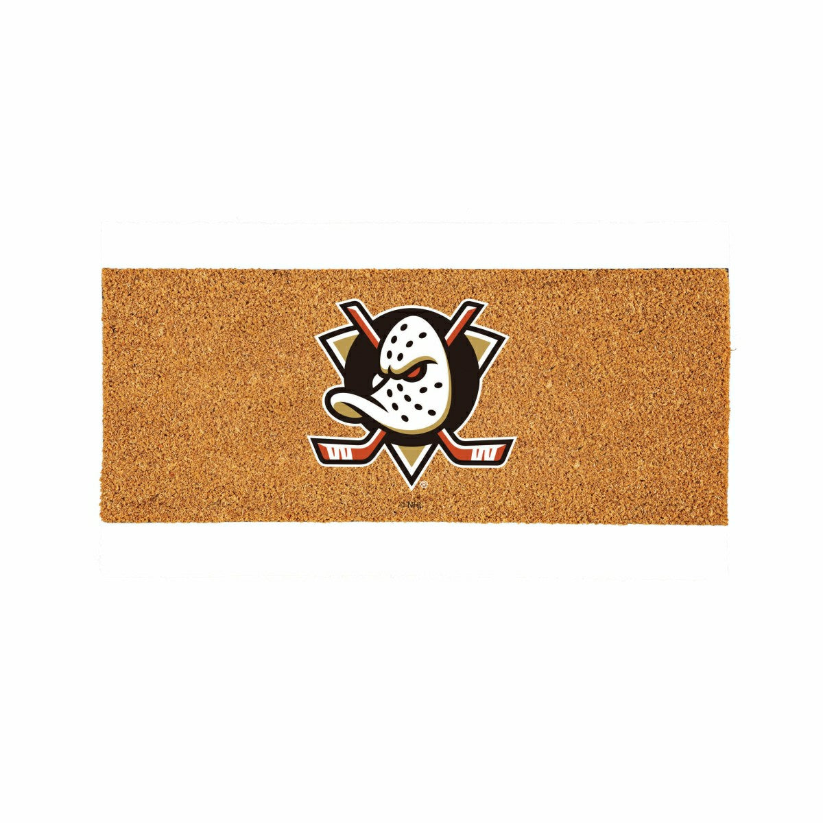 Team Sports America Recommended - Anaheim Ducks Extra Large Full Color Coir Mat, 60"x24"