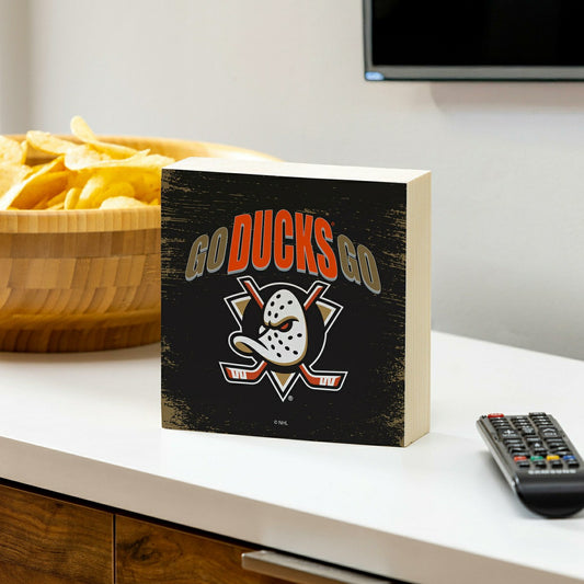 Team Sports America Exclusive - Anaheim Ducks Plock, Down Home Fans, 6x6