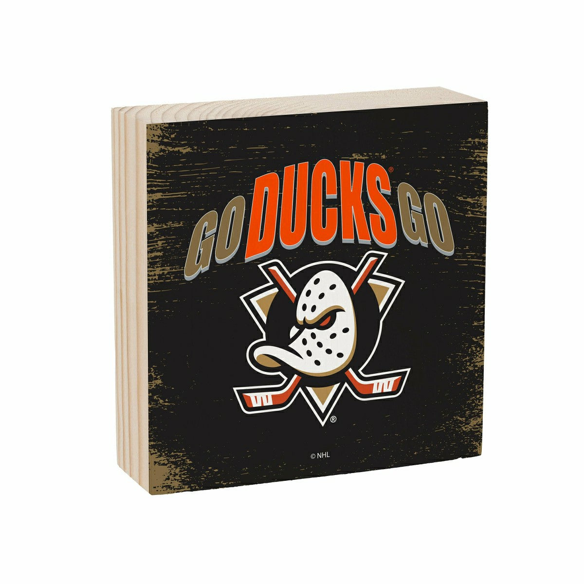Team Sports America Exclusive - Anaheim Ducks Plock, Down Home Fans, 6x6