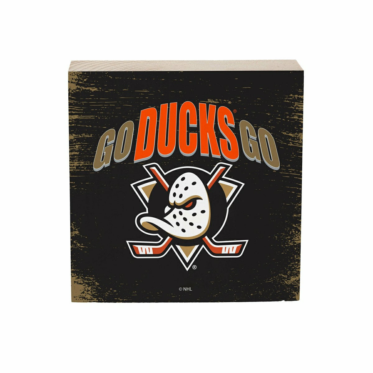 Team Sports America Exclusive - Anaheim Ducks Plock, Down Home Fans, 6x6