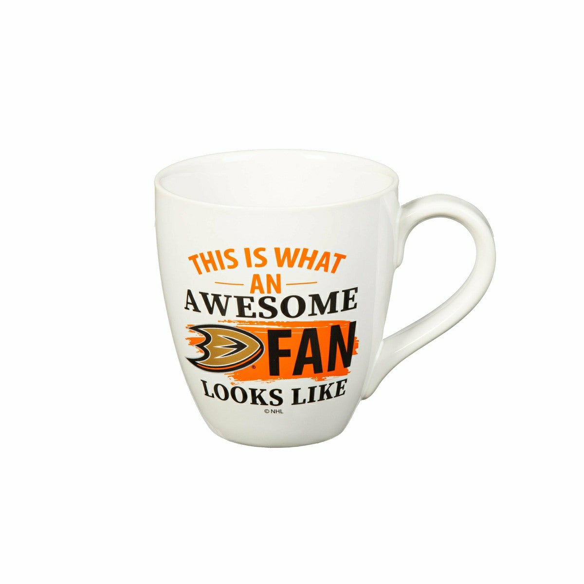 Team Sports America Essential - Ceramic Cup o' Java 17oz Gift Set, Anaheim Ducks