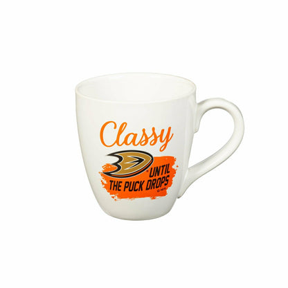 Team Sports America Essential - Ceramic Cup o' Java 17oz Gift Set, Anaheim Ducks