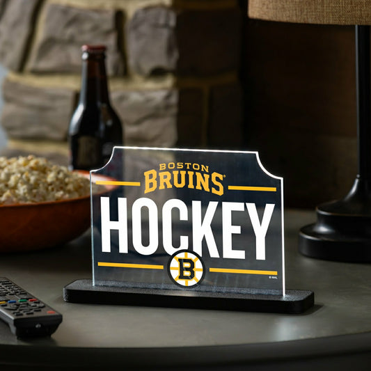 Team Sports America Everyday - Boston Bruins Hockey Rectangle Desklite LED Decor