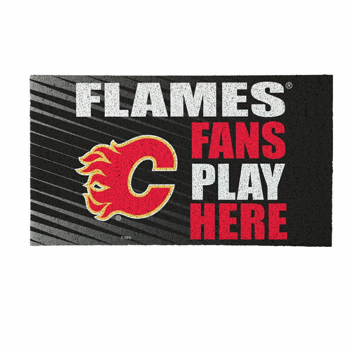Team Sports America Value - Calgary Flames Fan Mat, 28"x16"
