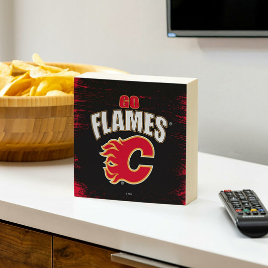 Team Sports America Essential - Calgary Flames Plock, Down Home Fans, 6x6