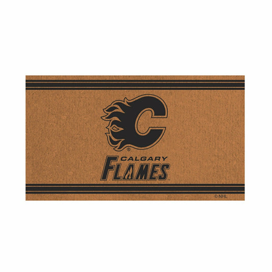 Team Sports America Best Seller - Calgary Flames, Coir Mat 1C