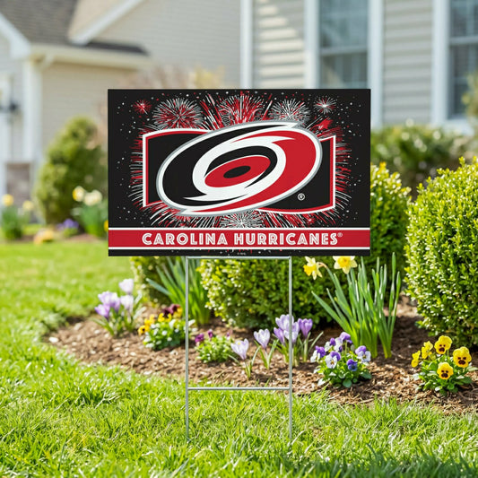Team Sports America Essential - Carolina Hurricanes Yard Sign, Patriotic
