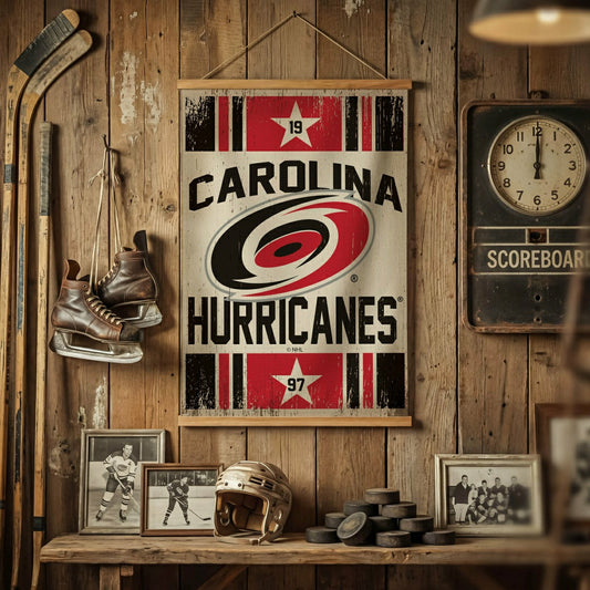 Team Sports America Everyday - Carolina Hurricanes, Canvas Wall Tapestry, Medium, 36x24