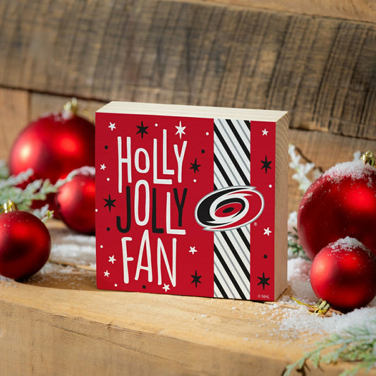 Team Sports America Recommended - Carolina Hurricanes Block, Holiday, 6x6