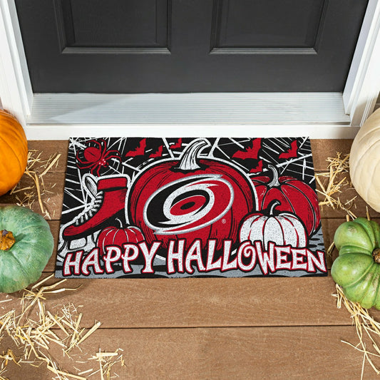 Team Sports America Signature - Carolina Hurricanes Halloween PVC Mat, 28"x16"