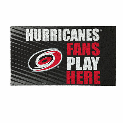 Team Sports America Exclusive - Carolina Hurricanes Fan Mat, 28"x16"