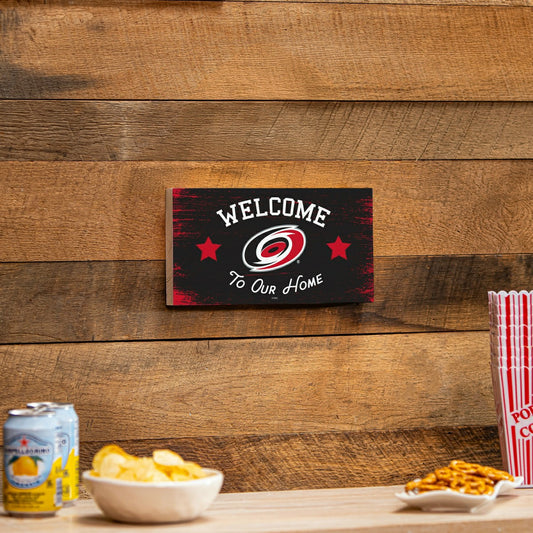 Team Sports America Everyday - Carolina Hurricanes Wood Wall Sign, 6x11