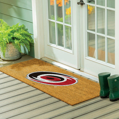 Team Sports America Trending - Carolina Hurricanes Extra Large Full Color Coir Mat, 60"x24"