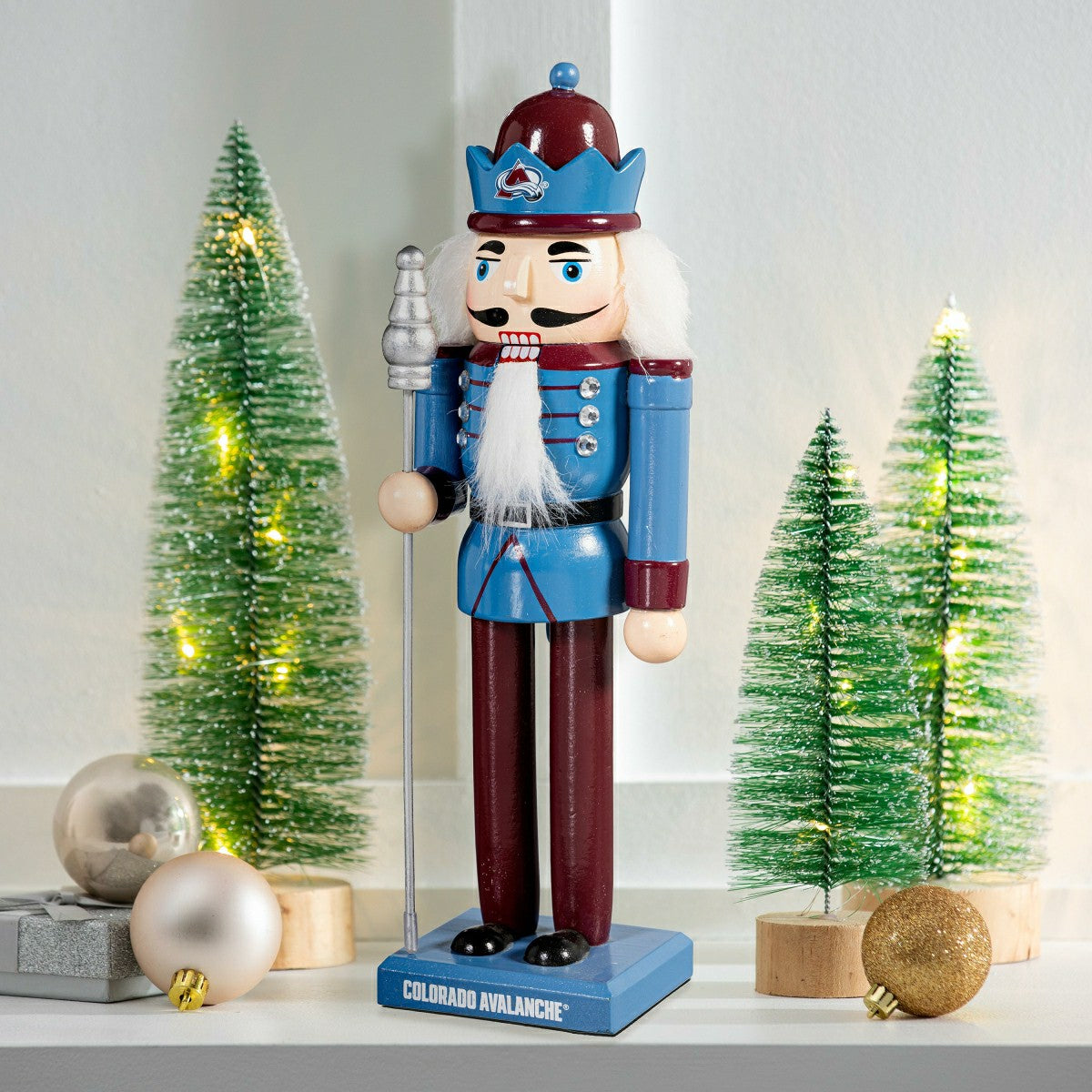 Team Sports America Best Seller - Nutcracker Statue, Colorado Avalanche
