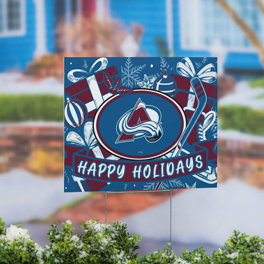 Team Sports America Best Seller - Colorado Avalanche Yard Sign, Holiday