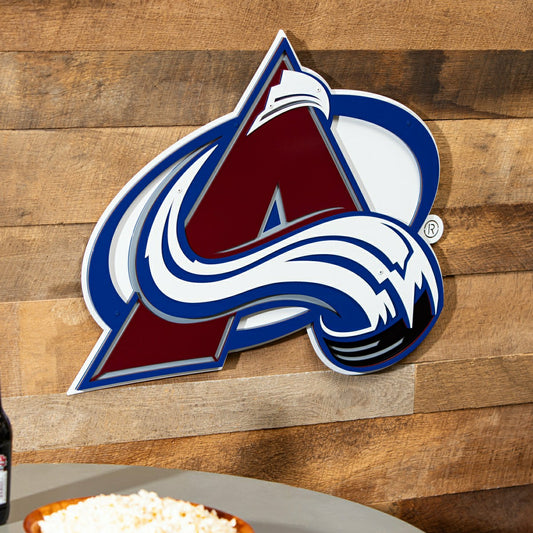 Team Sports America Recommended - Colorado Avalanche Premier Metal Wall Art