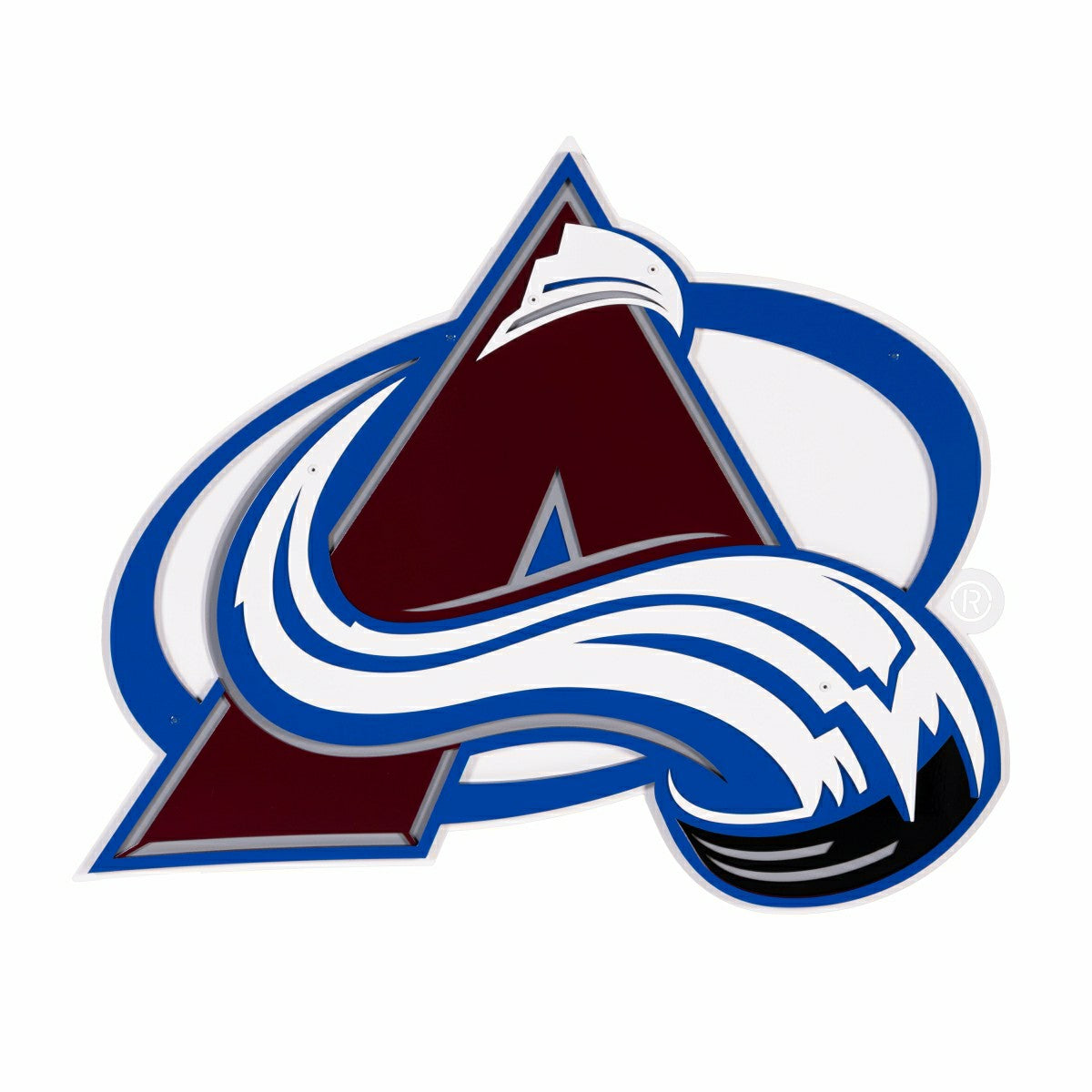 Team Sports America Recommended - Colorado Avalanche Premier Metal Wall Art