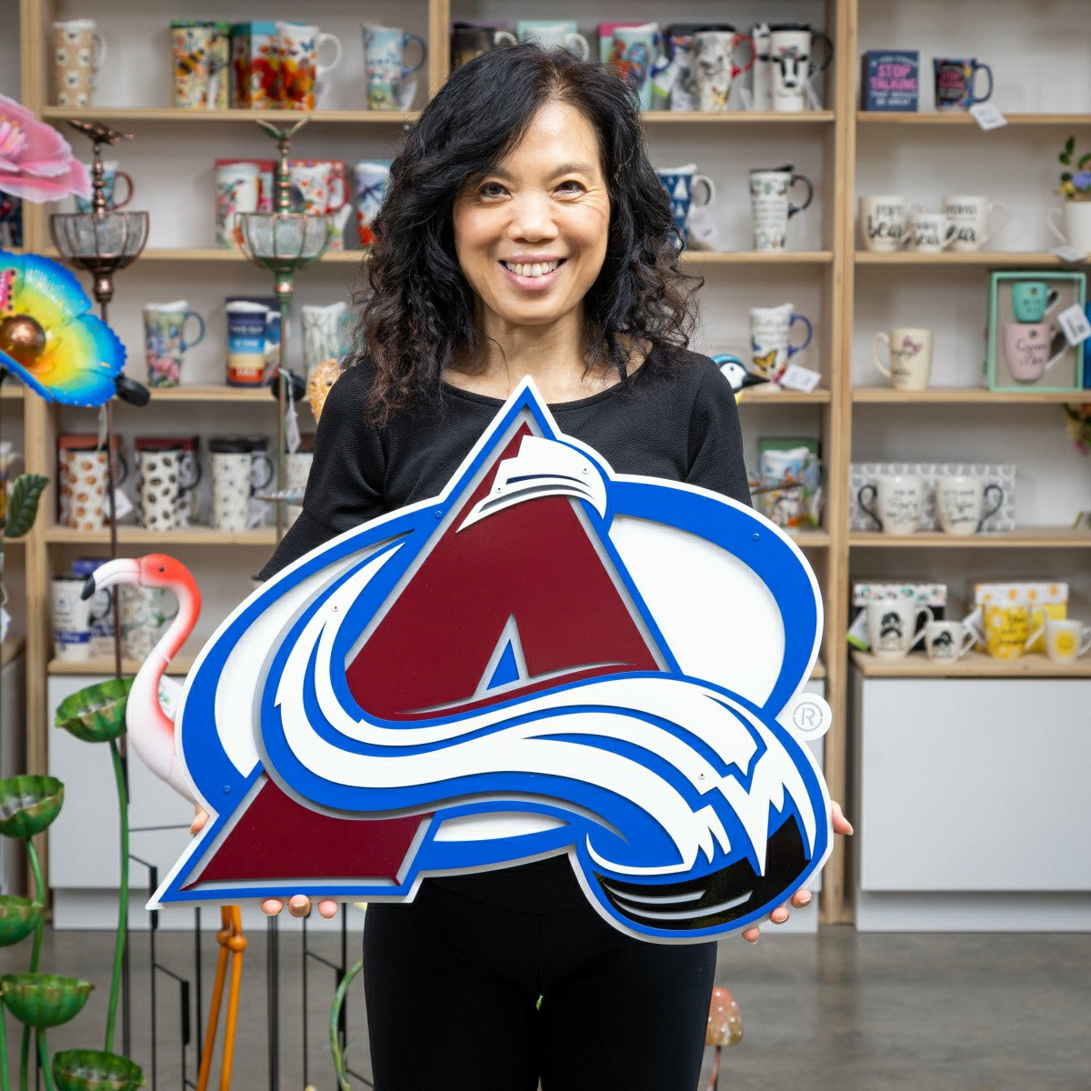 Team Sports America Recommended - Colorado Avalanche Premier Metal Wall Art