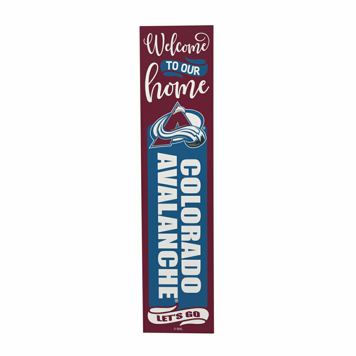 Team Sports America Recommended - Colorado Avalanche 47" Double Sided Leaner, Halloween