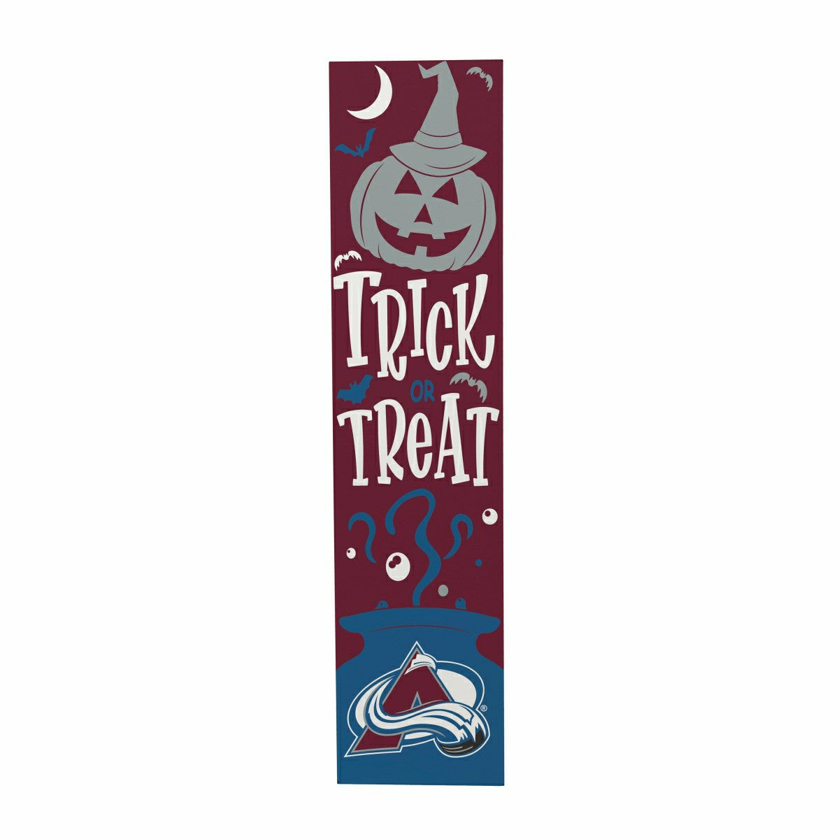 Team Sports America Recommended - Colorado Avalanche 47" Double Sided Leaner, Halloween