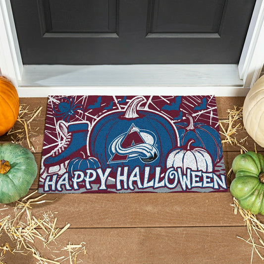 Team Sports America Classic - Colorado Avalanche Halloween PVC Mat, 28"x16"