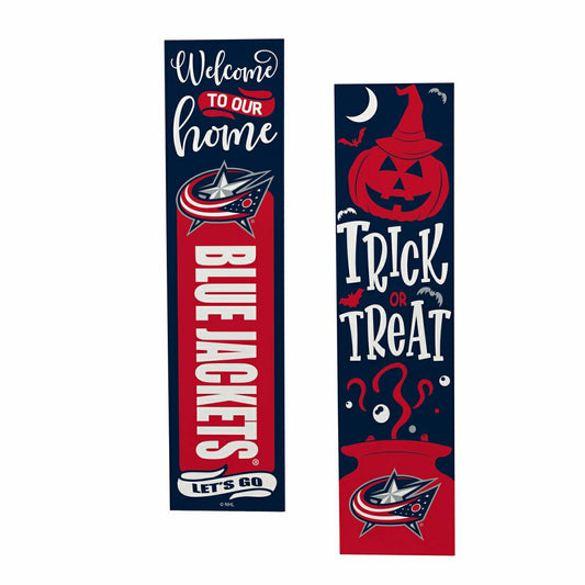 Team Sports America Signature - Columbus Blue Jackets 47" Double Sided Leaner, Halloween