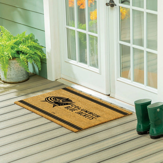 Team Sports America Everyday - Columbus Blue Jackets Large One Color Coir Mat, 36"x24"