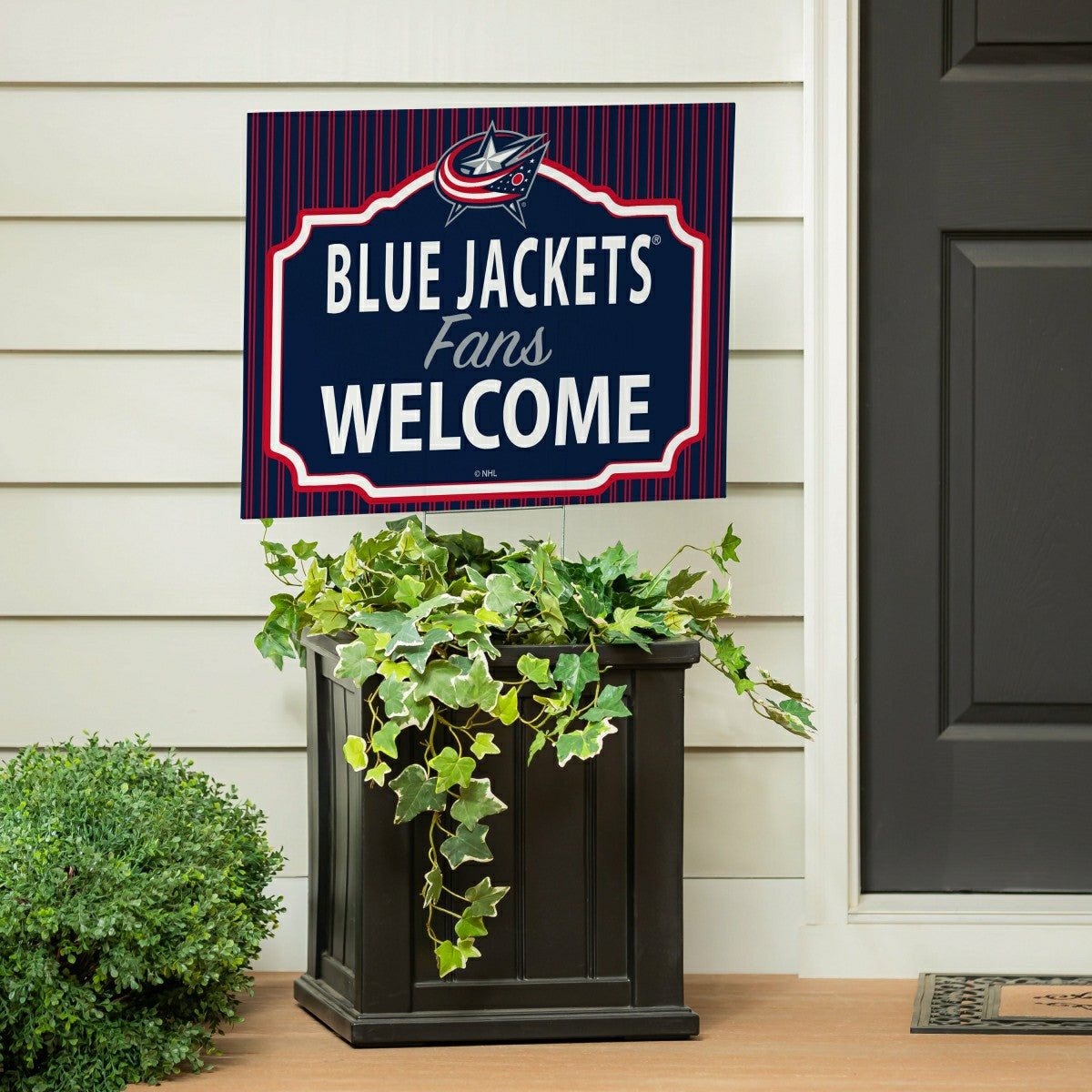 Team Sports America Trending - Columbus Blue Jackets Coroplast Yard Sign, "Fans Welcome"