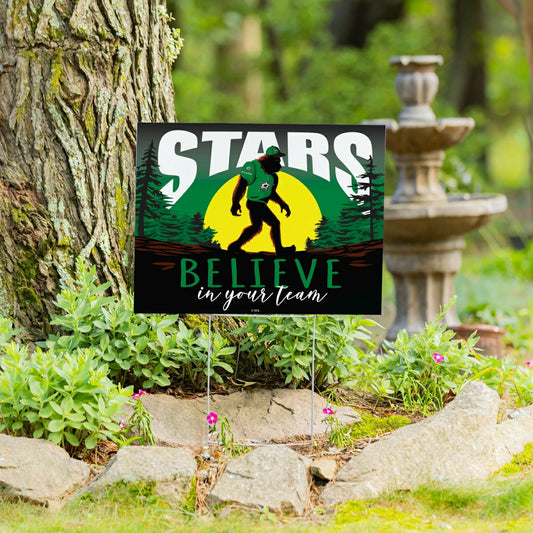 Team Sports America Everyday - Dallas Stars Yard Sign, Bigfoot