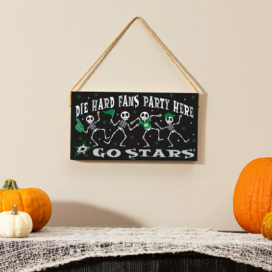 Team Sports America Value - Dallas Stars Halloween Wood Wall Sign, 6x11