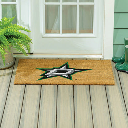 Team Sports America Value - Dallas Stars Large Full Color Coir Mat, 36"x24"