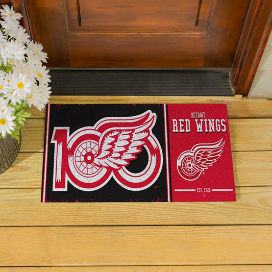 Team Sports America Value - Detroit Red Wings, 100 Anniversary Turf Mat, Color