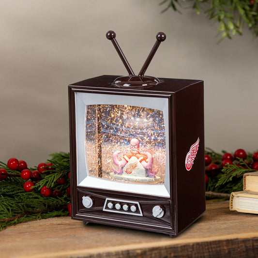 Team Sports America Signature - Detroit Red Wings Vintage TV Water Lantern
